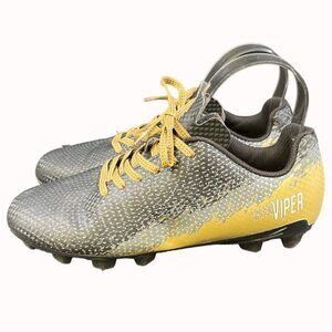 DSG Speed Viper Boy's Black/Gold Shoes/Soccer Cleats Sz 5 SKU 4905